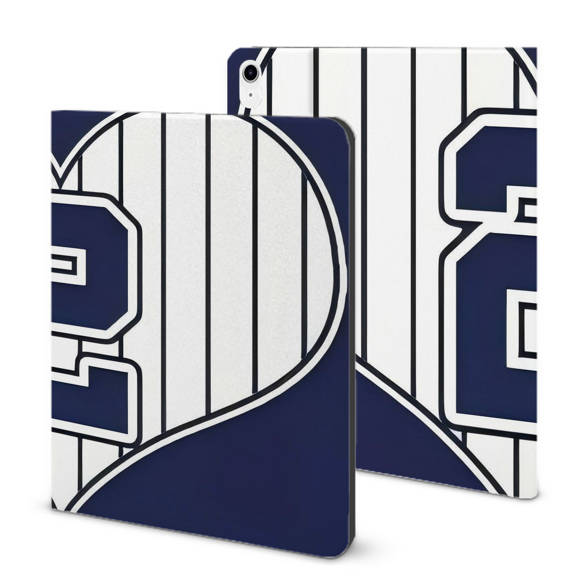 Derek Jeter 75 IPad Case Without Pencil Slot – Book-Style Cover With PU Leather & TPU – Slim, Durable, Scratch-Resistant, Full Protection & Easy Access